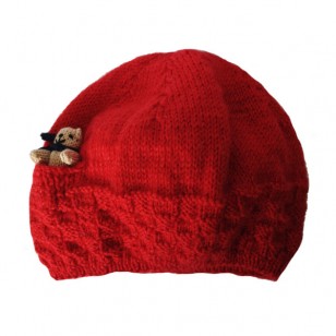 Teddy Hat, Red